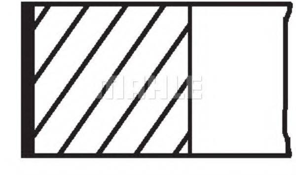 MAHLE ORIGINAL 03020V3 Комплект поршневих кілець