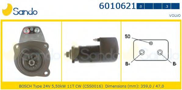 SANDO 60106213 Стартер