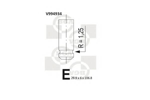 Випускний клапан BGA V994934