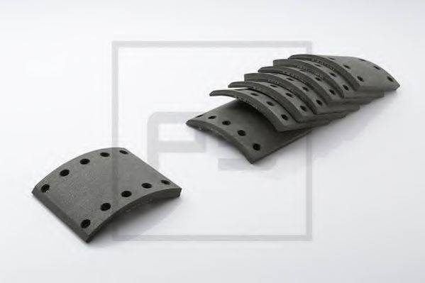 PE AUTOMOTIVE 08617510A Комплект гальмівних черевиків, барабанні гальма