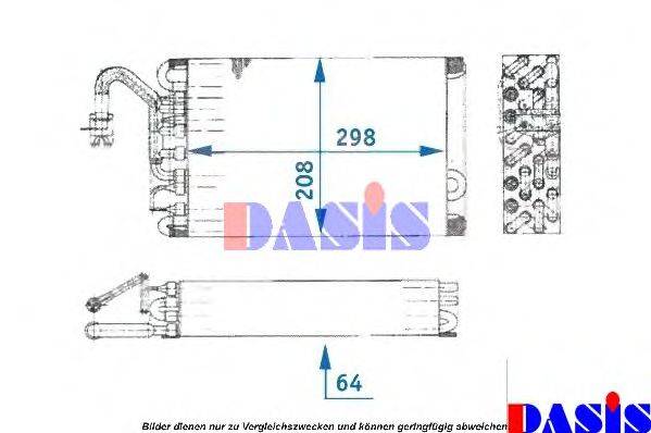 AKS DASIS 821140N Испаритель, кондиционер